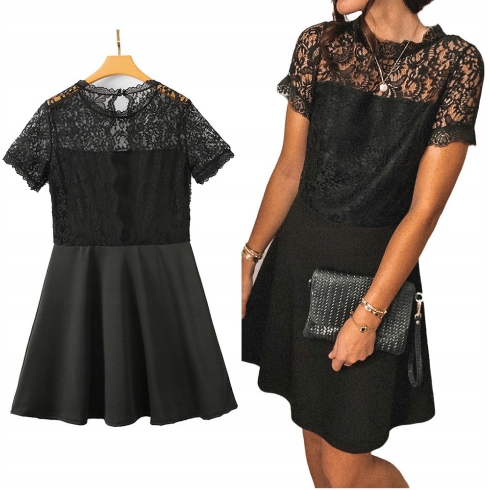 Lace Backless Dress